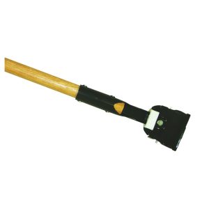 ABCO Wood Clip-On Dust Mop Handle with Swivel Lock, 64"