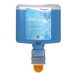 SC Johnson Refresh Azure Foaming Hand Soap, 1.2 L Touch-Free Cartridges, 3/Case