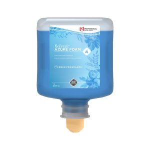 SC Johnson Refresh Azure Foaming Hand Soap, 1 L Orange-Tip Cartridge, 6/Case