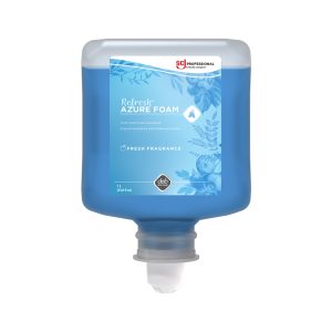 SC Johnson Refresh Azure Foaming Hand Soap, 1 L White-Cap Cartridge, 6/Case