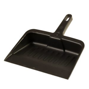 Rubbermaid Heavy Duty Plastic Dust Pan Charcoal 12.25" 1 / ea