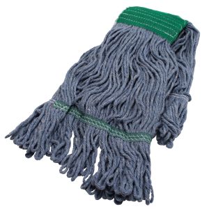 Performance Plus P28312 Blended Loop-End Wet Mop Head, Medium, Blue, 12/Case