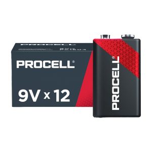 Duracell Procell 9V Alkaline Batteries, 12/Pack