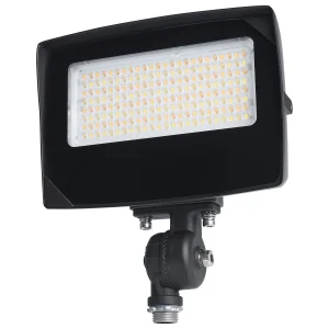 SATCO 65-1540 — Selectable Commercial Flood Light — 35W/25W/15W — 3000K/4000K/5000K — 120V-347V — Bronze