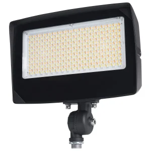 SATCO 65-1541 — Selectable Commercial Flood Light — 80W/60W/45W — 3000K/4000K/5000K — 120V-347V — Bronze