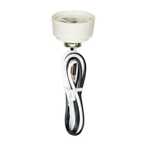 SATCO 80-1858 — 4-Pin Ballast And Socket Combination For GU24 · 24" 18 AWM 105C Leads · U-Channel 1/8 IP Hickey · 1-1/8" Height