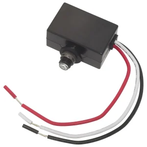 SATCO 80-2630 — LED Photocell · Black Finish · Outdoor Use