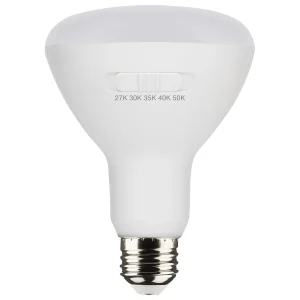 SATCO S11778 8.5W LED BR30 Lamp 2700K/3000K/3500K/4000K/5000K Selectable E26 — Case Qty 24