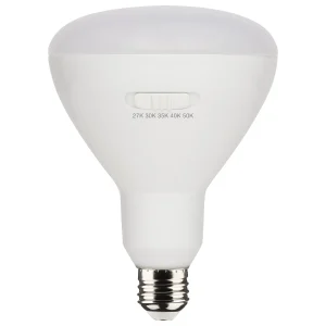 SATCO S11779 13W LED BR40 Lamp 2700K/3000K/3500K/4000K/5000K Selectable E26 — Case Qty 12