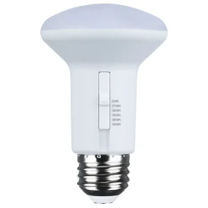 SATCO S11782 5.8W LED R20 Lamp 2700K/3000K/3500K/4000K/5000K Selectable E26 — Case Qty 48