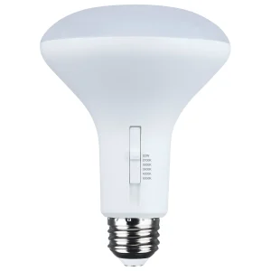 SATCO S11783 7W LED BR30 Lamp 2700K/3000K/3500K/4000K/5000K Selectable E26 — Case Qty 48