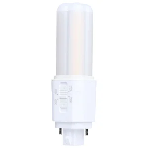 SATCO S29883 5.5W LED PLC Retrofit Lamp 2700K/3000K/3500K/4000K Selectable G24d — Case Qty 24